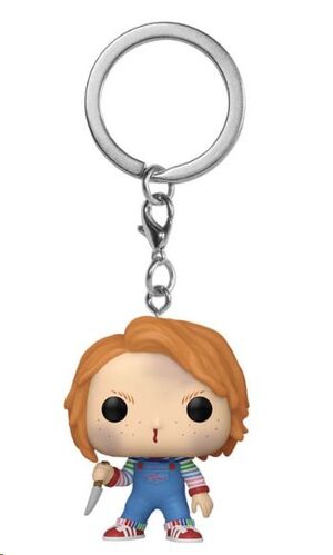 CHUCKY MUÑECO DIABOLICO POP! VINILO HORROR CHUCKY 4 CM