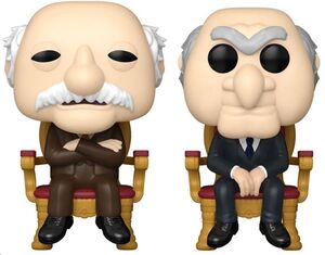 THE MUPPETS POP! TELEVISION VINYL PACK DE 2 FIGURAS WALDORF & STATLER 9 CM