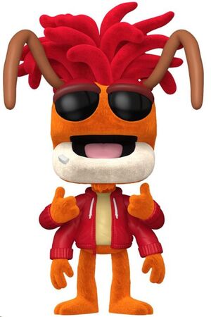 THE MUPPETS FIGURA POP! VINYL PEPE THE PRAWN (FLOCKED) 9 CM