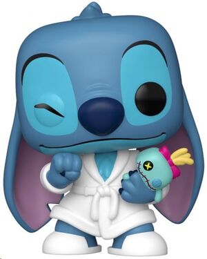 LILO & STITCH POP! DISNEY VINYL FIGURA STITCH IN ROBE (EXCLUSIVO) 9 CM