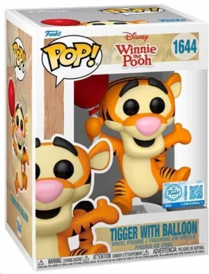 WINNIE THE POOH POP! VINYL FIGURA TIGER CON GLOBO (EXCLUSIVO) 9 CM