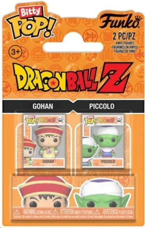 DRAGON BALL PACK DE 2 FIGURAS BITTY POP! VINYL GOHAN & PICCOLO 2,5 CM