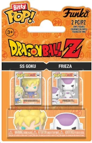 DRAGON BALL PACK DE 2 FIGURAS BITTY POP! VINYL GOKU & FRIEZA 2,5 CM
