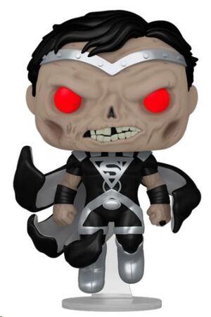 DC COMICS FIGURA POP! HEROES VINYL SUPERMAN BLACKEST NIGHT 9 CM