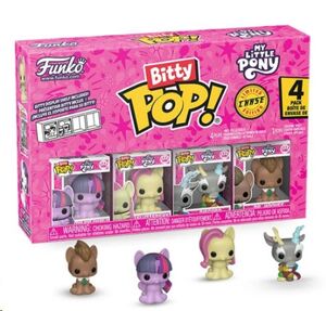 MI PEQUEÑO PONY PACK DE 4 FIGURAS BITTY POP! VINYL TWILIGHTSPARKLE W/CH 2,5 CM