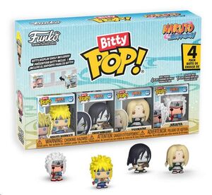 NARUTO SHIPPUDEN PACK DE 4 FIGURAS BITTY POP! VINYL TEAM 2 2,5 CM