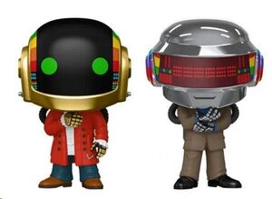 DAFT PUNK PACK DOBLE POP! VINYL FIGURA DISCOVERY ERA 9CM