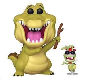 TIANA Y EL SAPO FIGURA POP! DISNEY VINYL LOUIS W/RAYMOND 9 CM