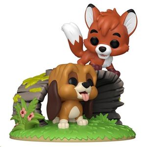 DISNEY FIGURA POP! MOMENT VINYL TOD AND COPPER 9CM