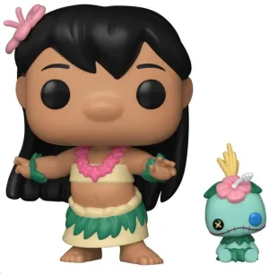 LILO & STITCH FIGURA POP! VINYL BUDDY HULA LILO WITH SCRUMP 9CM