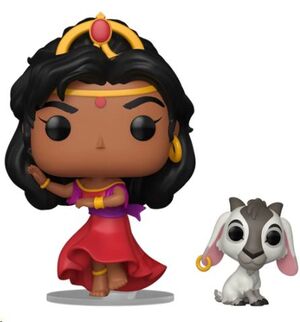 EL JOROBADO DE NOTRE DAME FIGURA POP! VINYL ESMERALDA & DJALI 9 CM