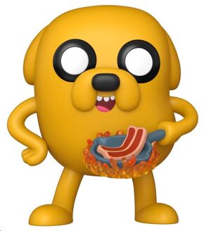 HORA DE AVENTURAS POP! ANIMATION VINYL FIGURA JAKE WITH BACON PANCAKES 9 CM