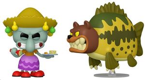 BOB ESPONJA FIGURA POP! 2-PACK VINYL SQUIDWARD & SEA BEAR