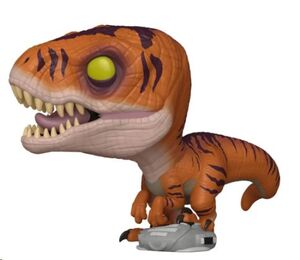 JURASSIC PARK FIGURA POP! MOVIES VINYL TIGER RAPTOR 9 CM