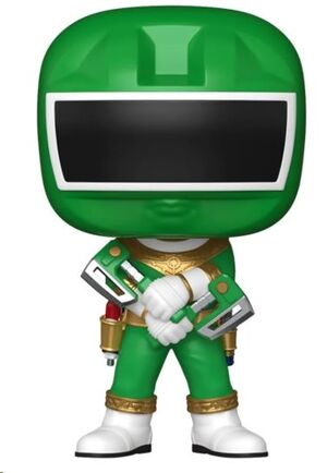 POWER RANGERS ZEO POP! MOVIES VINYL FIGUREN ZEO RANGER GREEN 9 CM