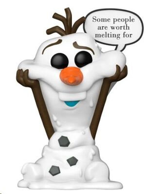 FROZEN: EL REINO DEL HIELO POP! SAYINGS VINYL FIGURA OLAF 9 CM