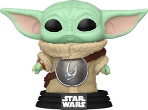 STAR WARS: THE MANDALORIAN AND GROGU FIGURA POP! VINYL CABEZÓN GROGU 9 CM