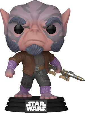 STAR WARS: THE MANDALORIAN AND GROGU FIGURA POP! VINYL CABEZÓN ZEB ORRELIOS 9 CM