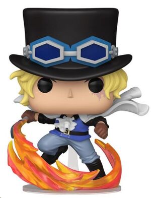 ONE PIECE POP! FIGURA VINLY ANAMATION SABO 9 CM