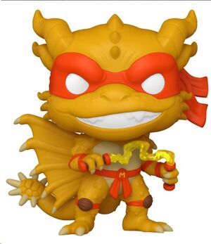 GODZILLA X TURTLES FIGURA POP! ANIMATION VINYL MICHELANGELO X GHIDORAH 9 CM