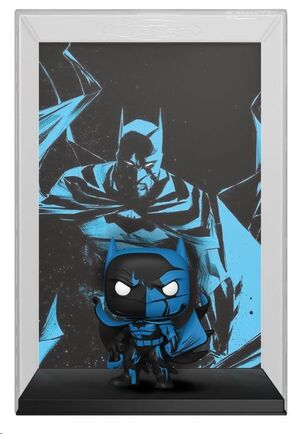 DC COMICS POP! COMIC COVERS VINYL FIGURA BATMAN BLACK & BLUE 9 CM