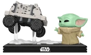 STAR WARS: THE MANDALORIAN FIGURA POP! VINYL GROGU WITH POLAR MOUSE DROID