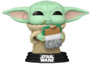 STAR WARS: THE MANDALORIAN POP! VINYL GROGU CON COMIDA 9 CM