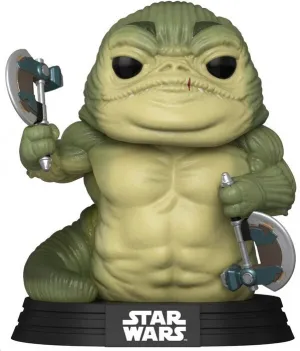 STAR WARS: THE MANDALORIAN FIGURA POP! VINYL ROTTA THE HUTT (GLOW) 9 CM