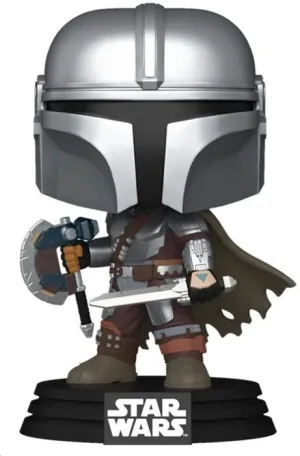 STAR WARS: THE MANDALORIAN FIGURA POP! VINYL THE MANDALORIAN CON DOS ARMAS 9CM