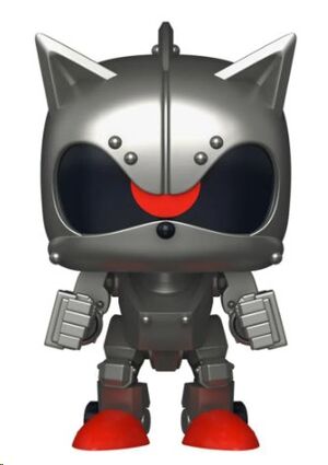 SONIC THE HEDGEHOG POP! MOVIES VINYL FIGURA MECHA SONIC 9 CM