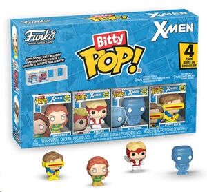 X-MEN PACK DE 4 FIGURAS BITTY POP! VINYL JEAN GREY W/CH 2,5 CM