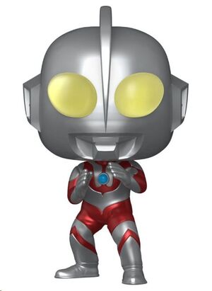 ULTRAMAN FIGURA POP! HEROES VINYL ULTRAMAN (METALLIC) 9 CM