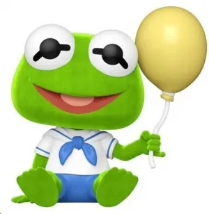 LOS TELEÑECOS DISNEY FIGURA POP! FLOCKED VINYL BABY KERMIT