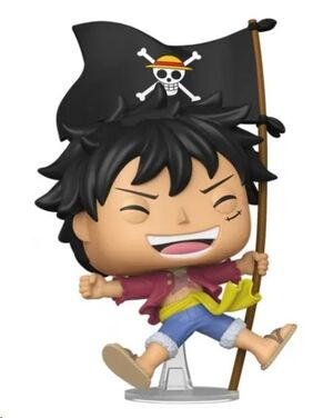 ONE PIECE POP! - MONKEY D. LUFFY WITH FLAG VINYL