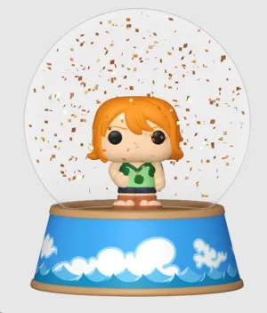 ONE PIECE MINIFIGURAS POP! NAMI GLITTER GLOBES 5 CM