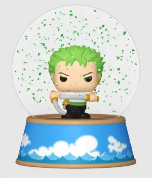 ONE PIECE MINIFIGURAS POP! ZORO GLITTER GLOBES 5 CM