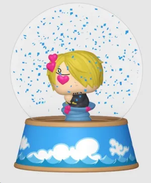 ONE PIECE MINIFIGURAS POP! SANJI GLITTER GLOBES 5 CM