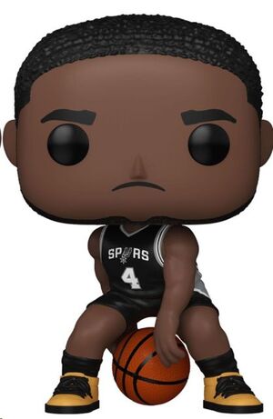NBA POP! BASKETBALL VINYL FIGURA SAN ANTONIO SPURS: DE'AARON FOX (2025 ICON EDITION UNIFORM) 9 CM