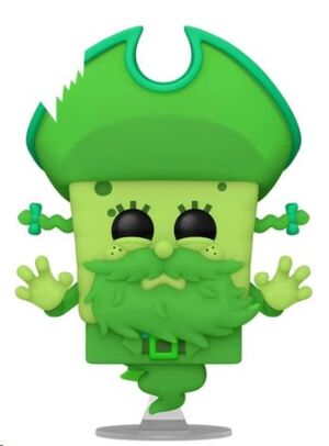 SPONGEBOB SQUAREPANTS IGURA POP! VINYL BOB ESPONJA COMO EL HOLANDÉS ERRANTE (BRILLANTE) 9 CM