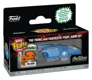 VENGADORES DOOMSDAY BITTY POP! RIDES VINYL FIGURA THE THING AND FANTASTIC FOUR JUMPJET 2 CM