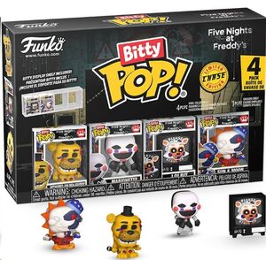 FIVE NIGHTS AT FREDDY'S PACK DE 4 FIGURAS BITTY POP! VINYL SERIES 5 2,5 CM