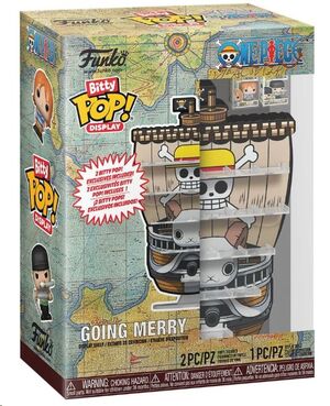 ONE PIECE BITTY POP! DISPLAY VINYL FIGURAS GOING MERRY