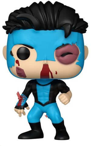 INVINCIBLE FIGURA POP! BLOODY BATTLE DAMAGED VINYL CONQUEST 9CM
