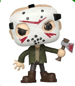 CINE DE TERROR FIGURA POP! DOODLES VINYL JASON 9CM