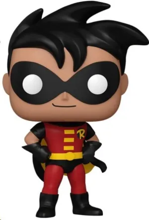 LAS NUEVAS AVENTURAS DE BATMAN POP! ANIMATION VINYL FIGURA ROBIN 9 CM
