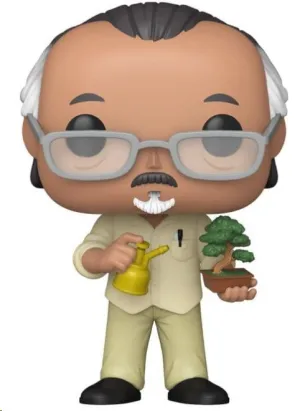 KARATE KID POP! MOVIES VINYL FIGURA MR. MIYAGI CON BONSAI