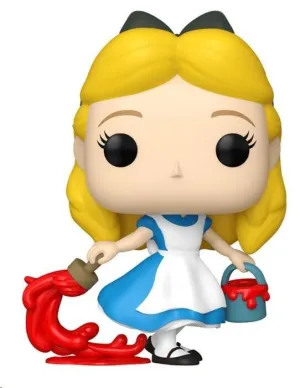 ALICIA EN EL PAÍS DE LAS MARAVILLAS FIGURA POP! VINYL ALICE WITH PAINT 9 CM