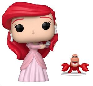 LA SIRENITA FIGURA POP! VINYL ARIEL CON SEBASTIAN 9 CM