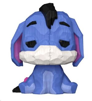 DISNEY FIGURA POP! ANIMATION VINYL EEYORE WHITTLED 9 CM