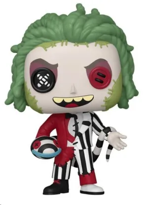 BEETLEJUICE POP! MOVIES VINYL FIGURA PATCHWORK: BEETLEJUICE 9 CM